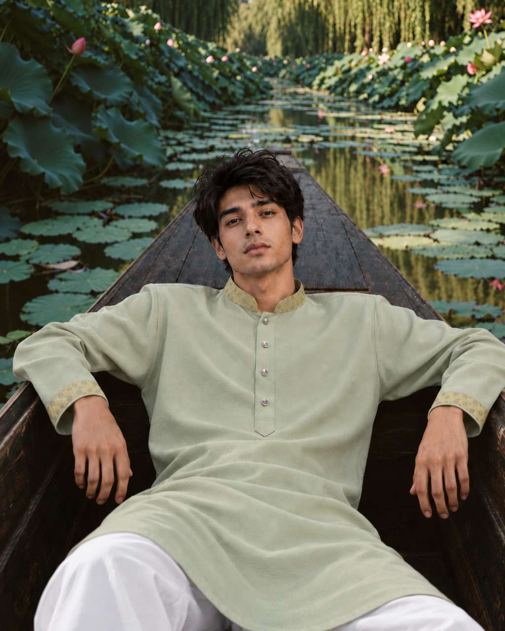 Premium Panjabi - Paste Green (FP-2608)