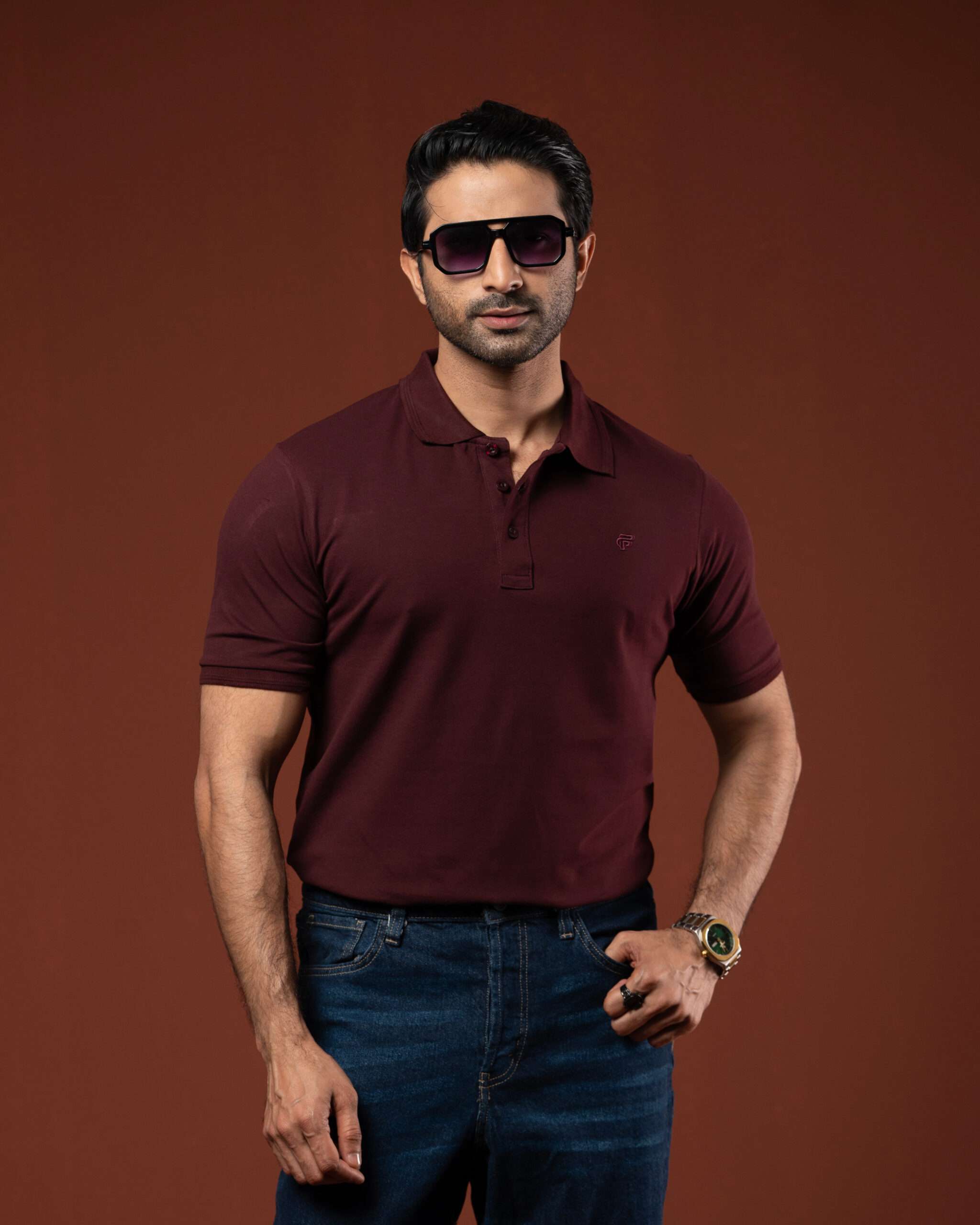 Polo Dark Maroon PL-2603