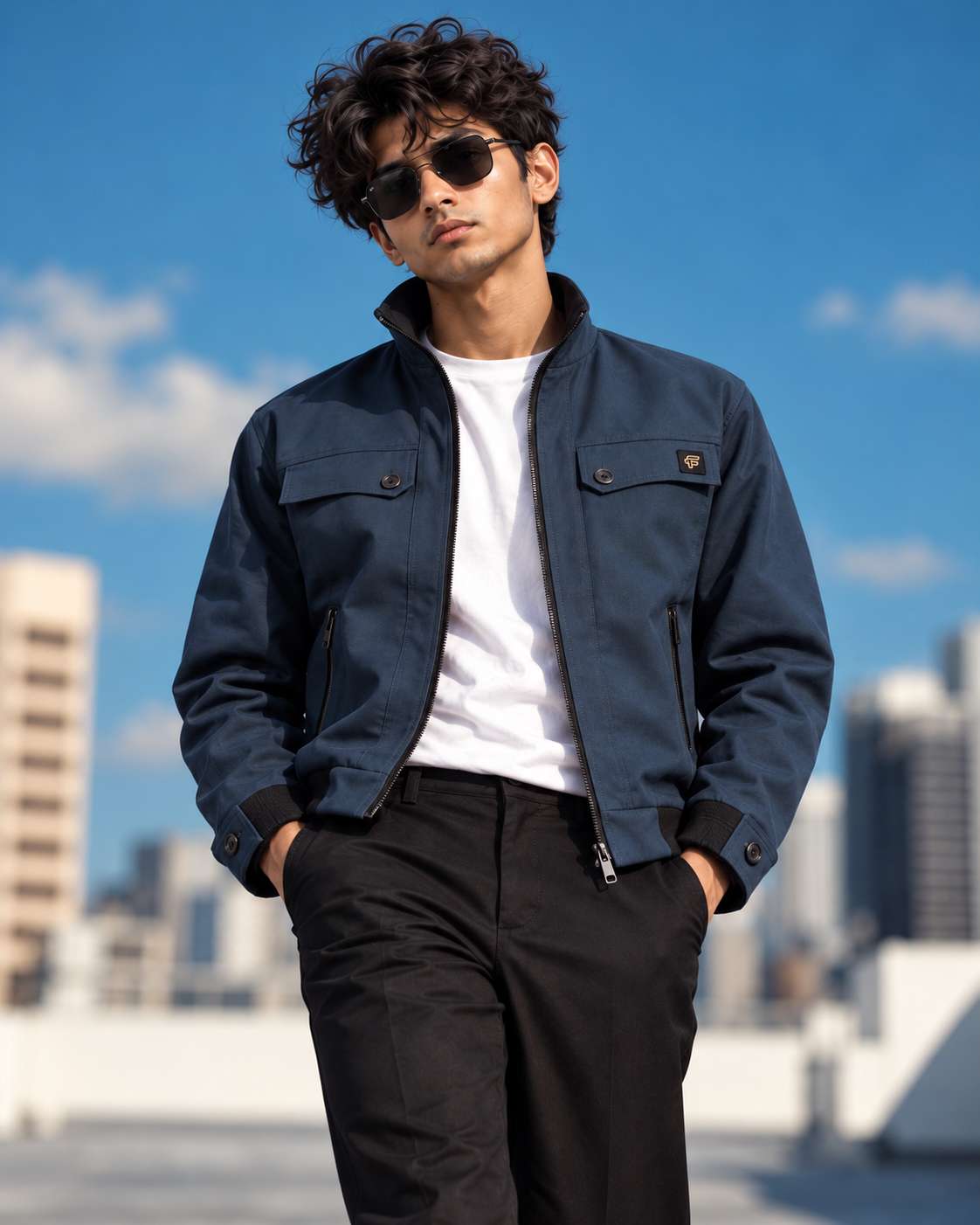 Twill Zipper Jacket (JT-2507)