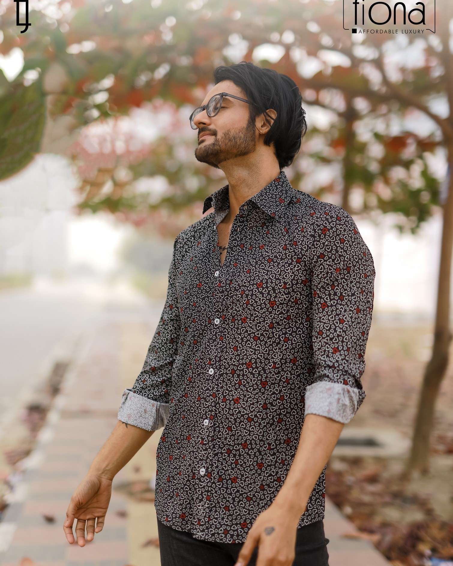 PRINTED FULL SLEEVE SHIRT S-014