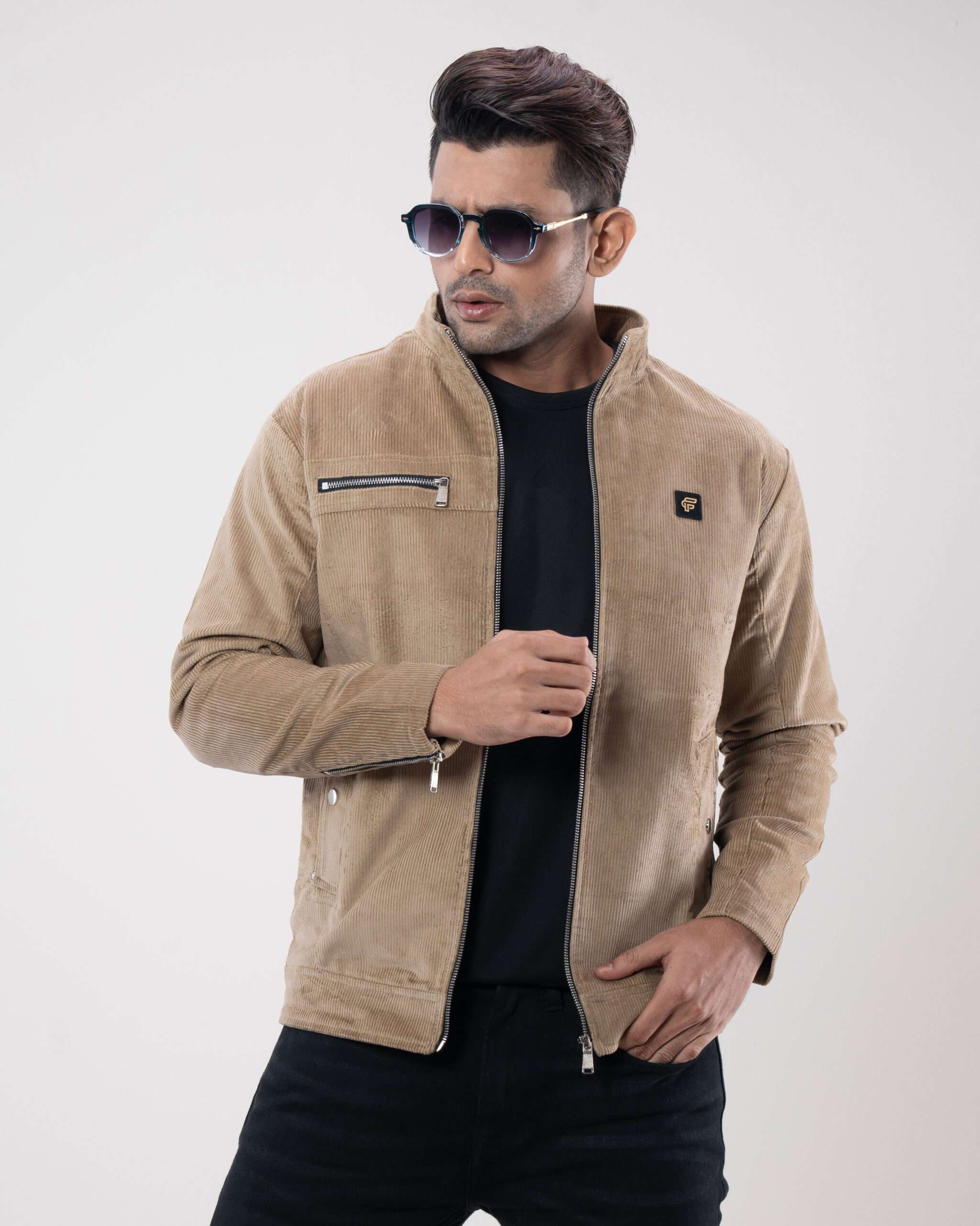 Cord Jacket-(JC-2501)