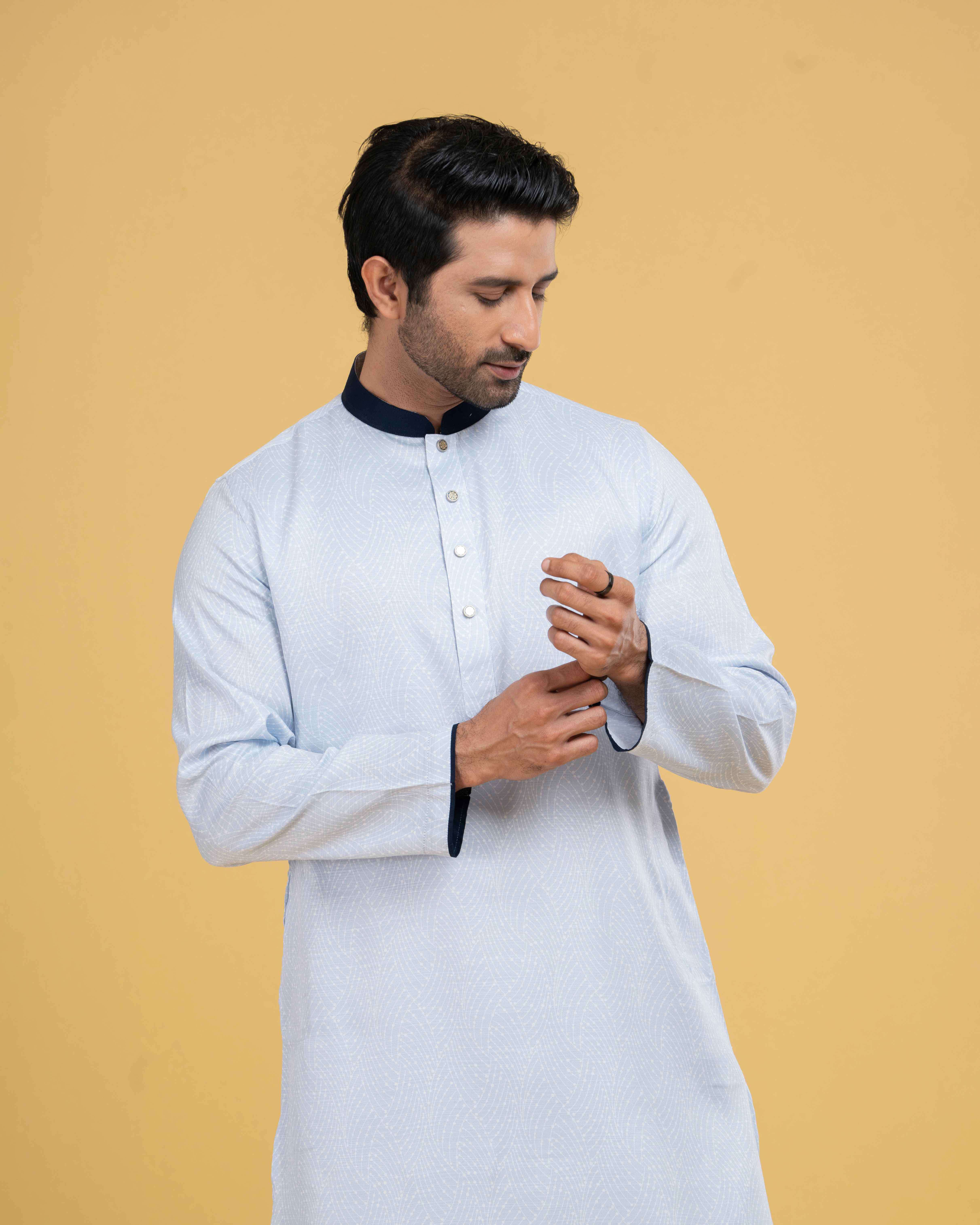Printed Classic Panjabi (FP-2563 A)