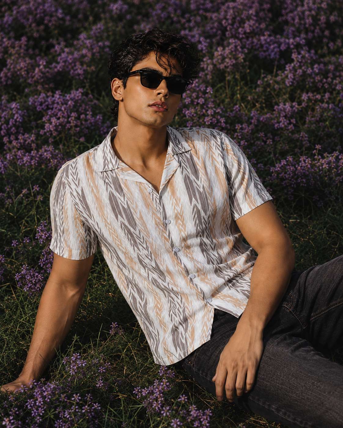 Cuban  Shirt - HW-2527 (Popcorn Fabric)