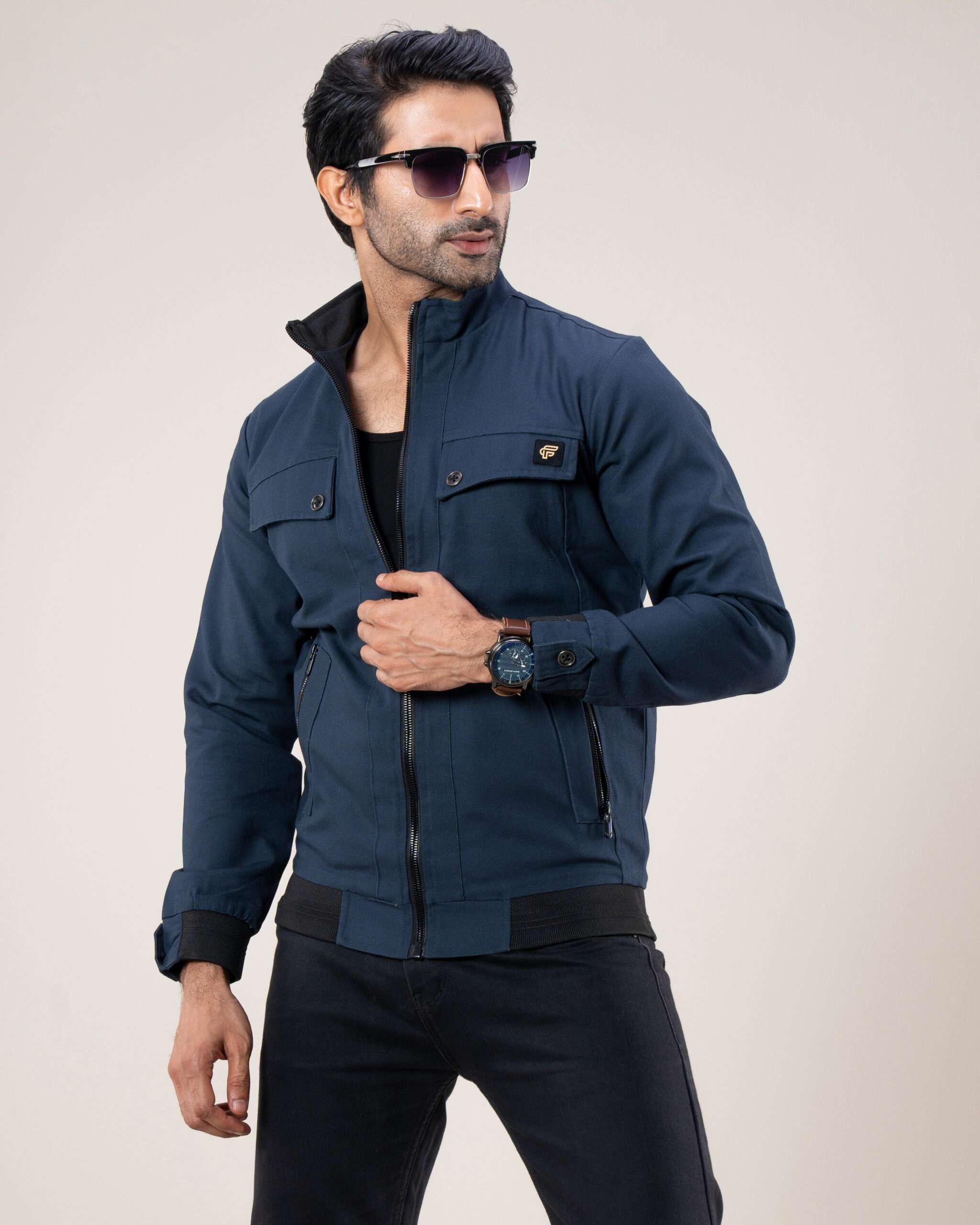 Twill Zipper Jacket (JT-2507)