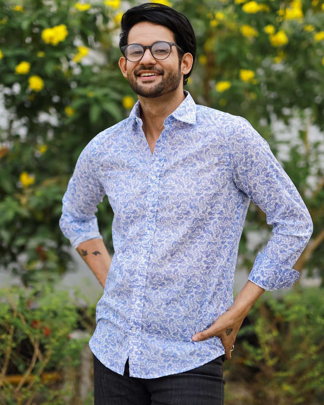 PRINTED FULL SLEEVE SHIRT S-006