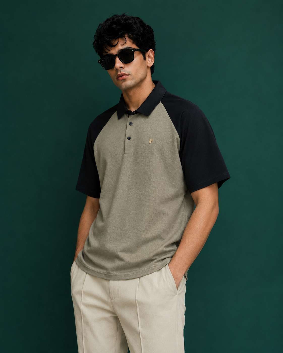 Textured Jacquard Men's Polo T-Shirt PL-2619