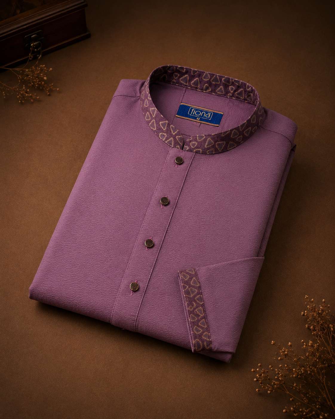 Premium Panjabi - Mauve Purple (FP-2609)