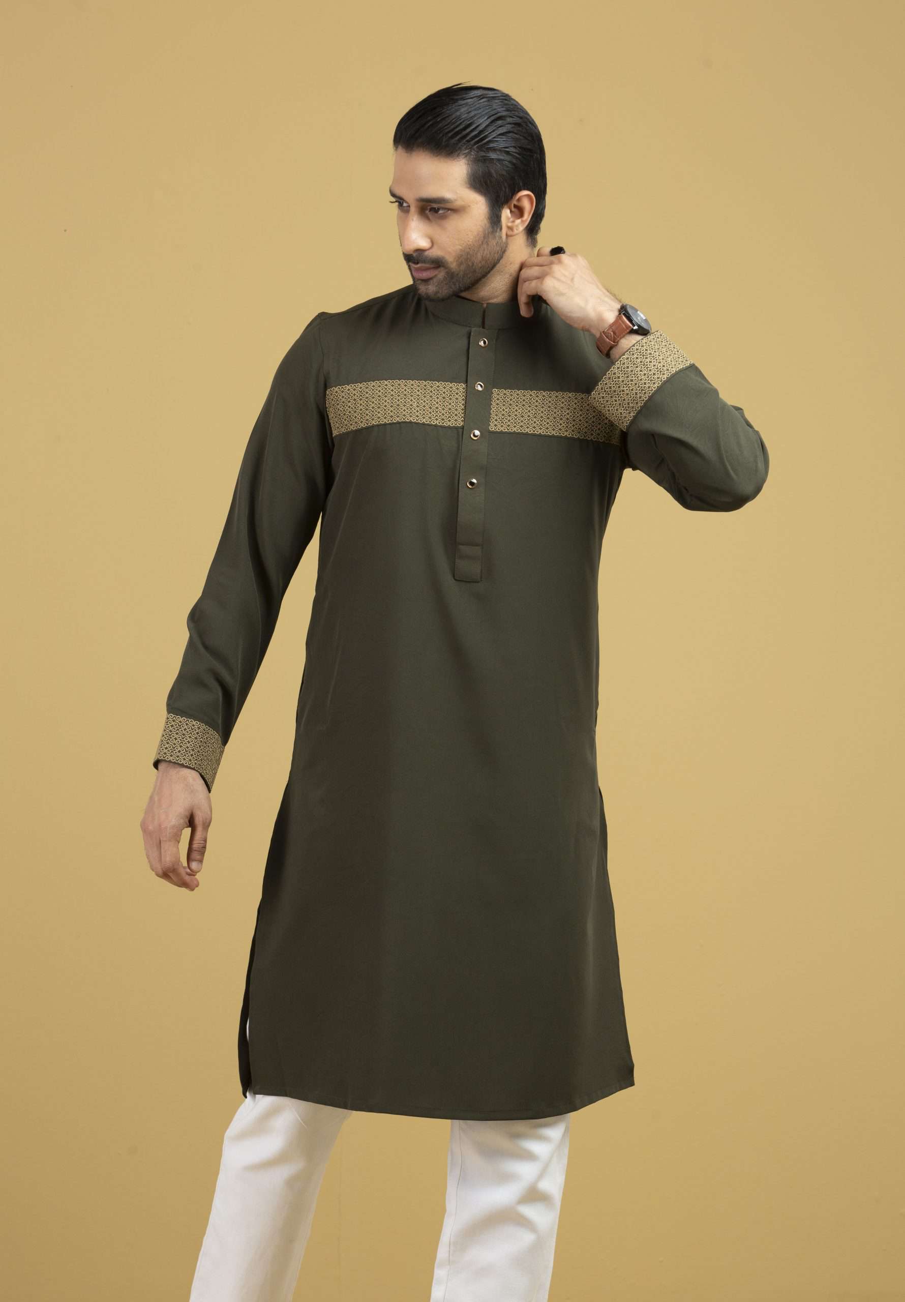 Embroidery Luxury Panjabi (SG-107 A)