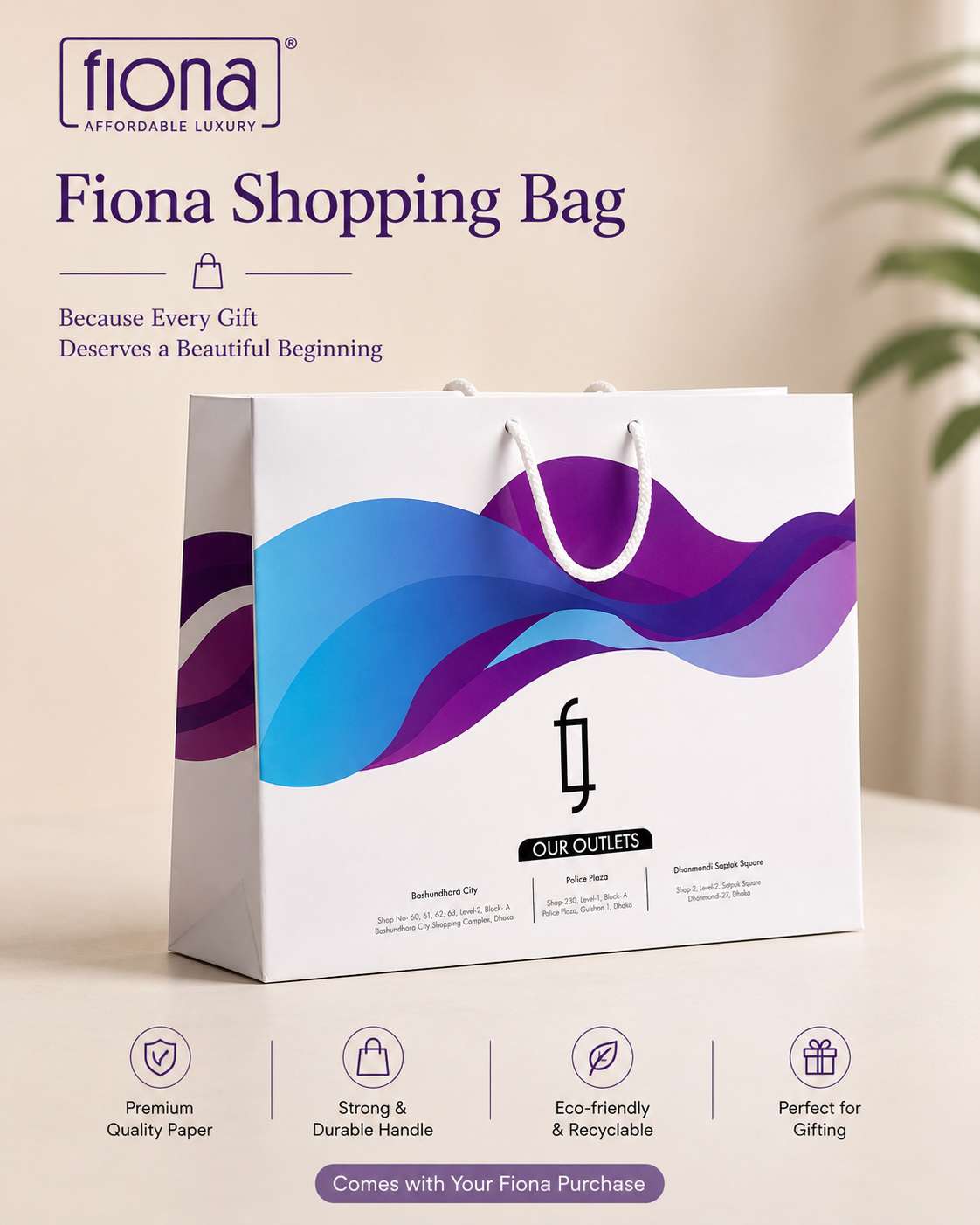 Fiona Premium Shopping Bag