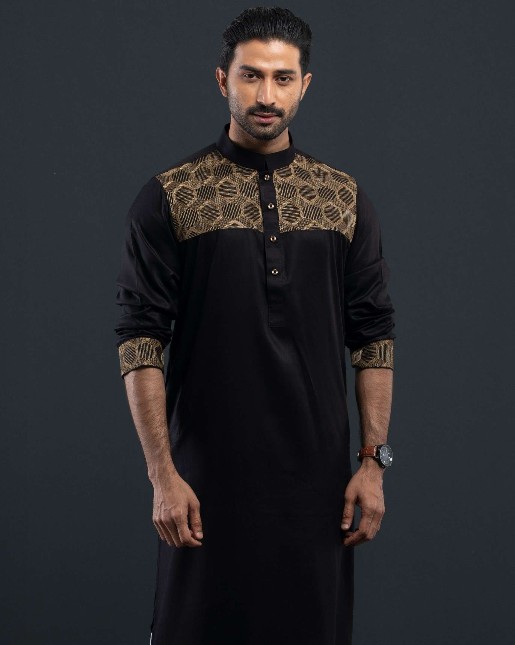 Autograph-Embroidery Luxury Panjabi (PN-091)