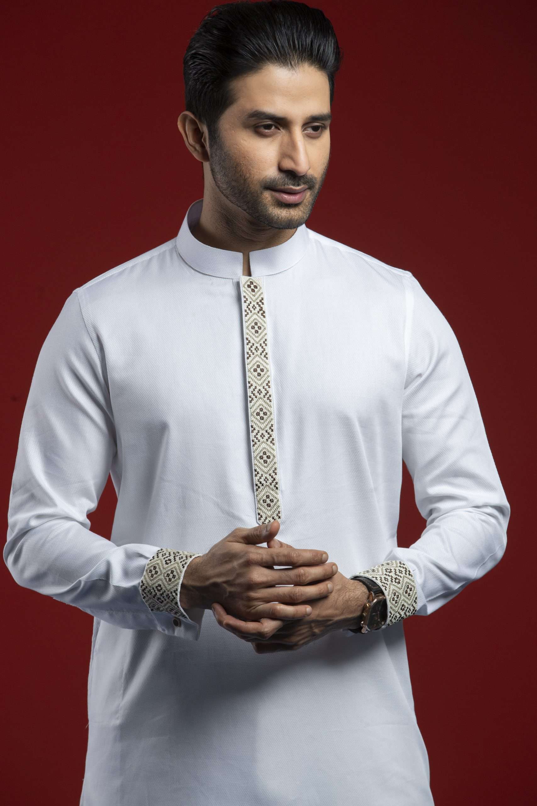 Signature Panjabi (FN-178)-(Slim Fit)