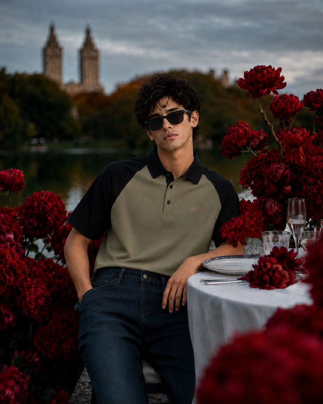 Textured Jacquard Men's Polo T-Shirt PL-2619