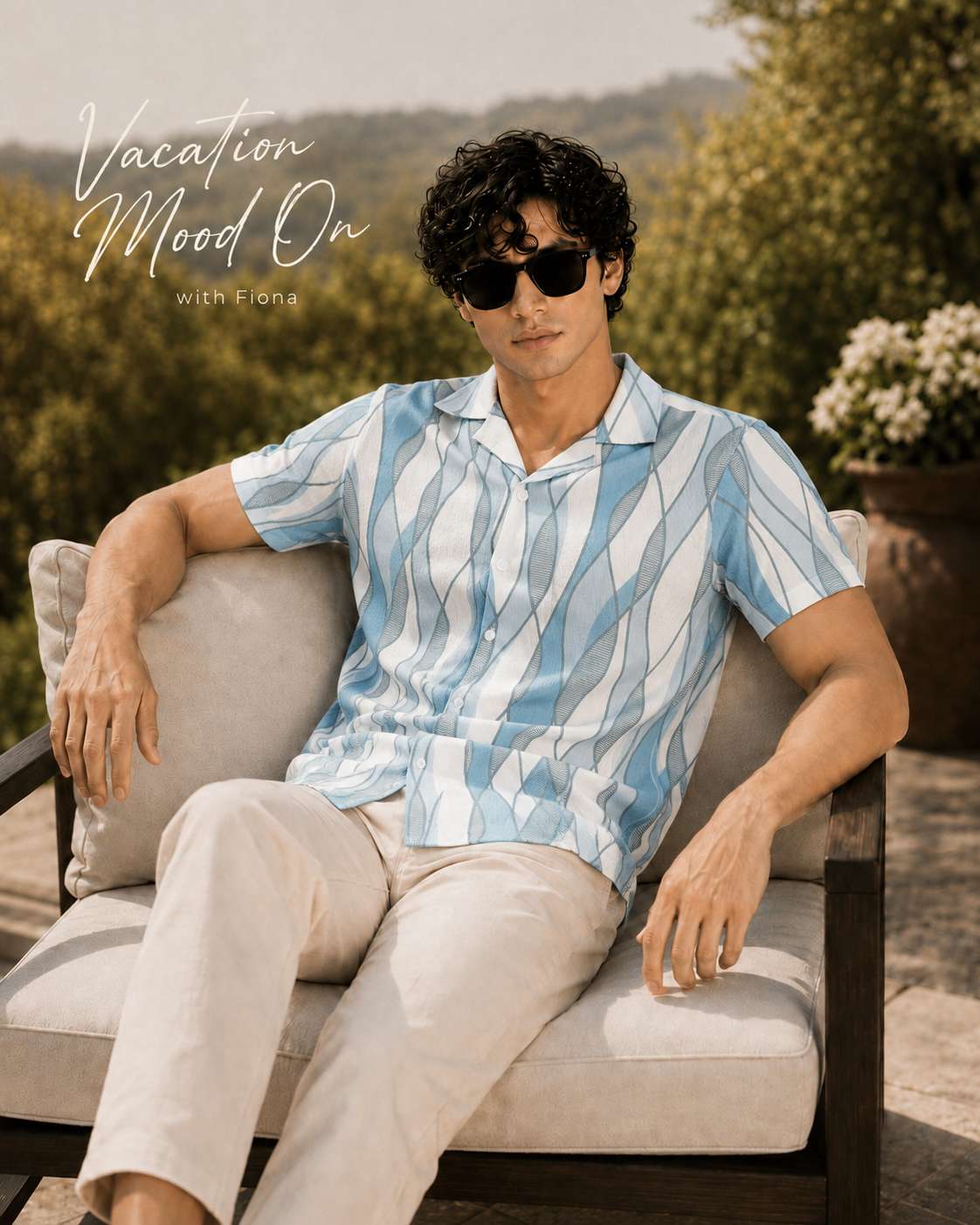 Cuban  Shirt - HW-2518 (Popcorn Fabric)