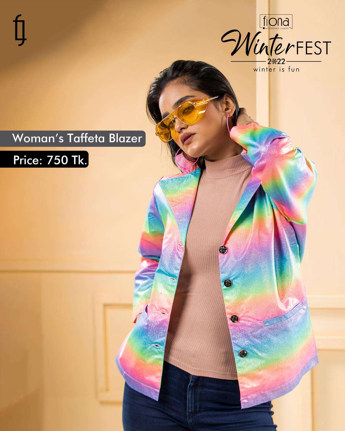 Woman’s Blazer – WL-01 (Rainbow)
