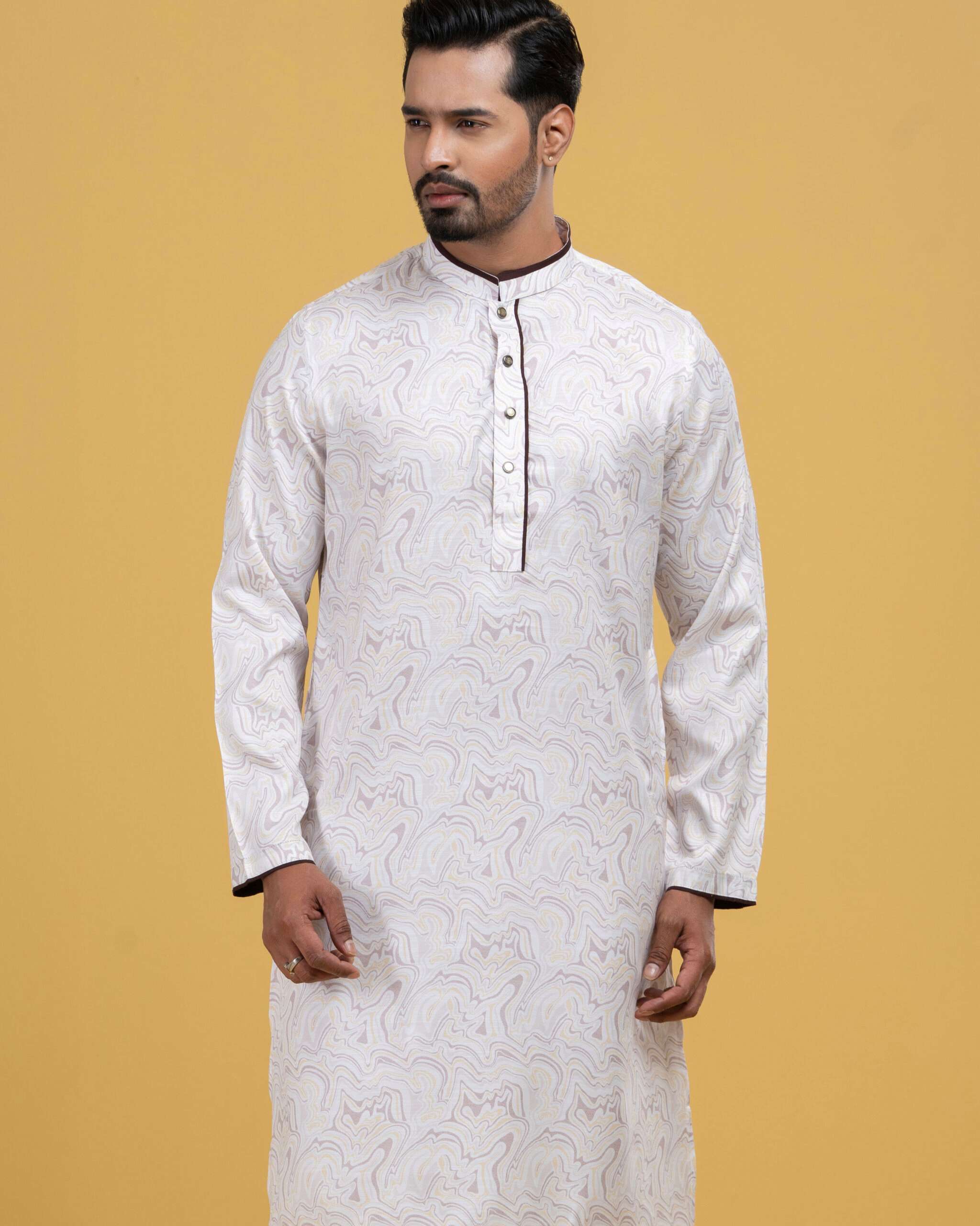 Printed Classic Panjabi (FP-2562 A)