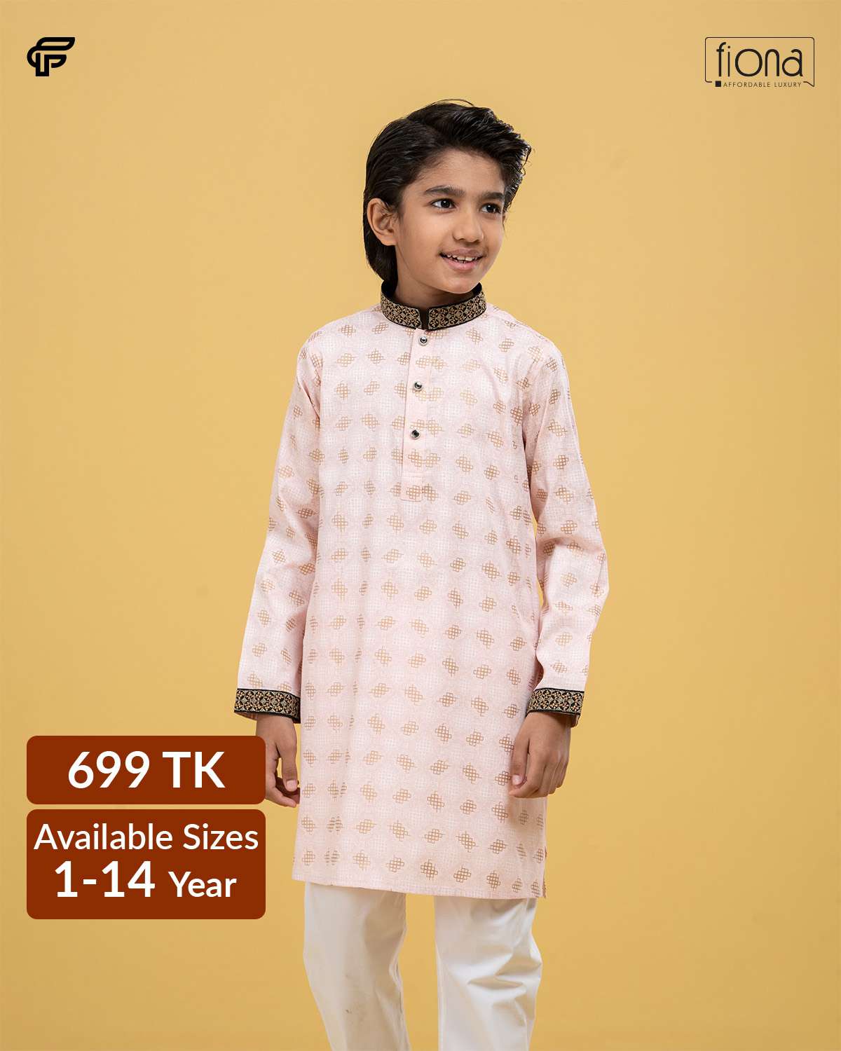 Kids Embroidery Panjabi (FP-2518 K)