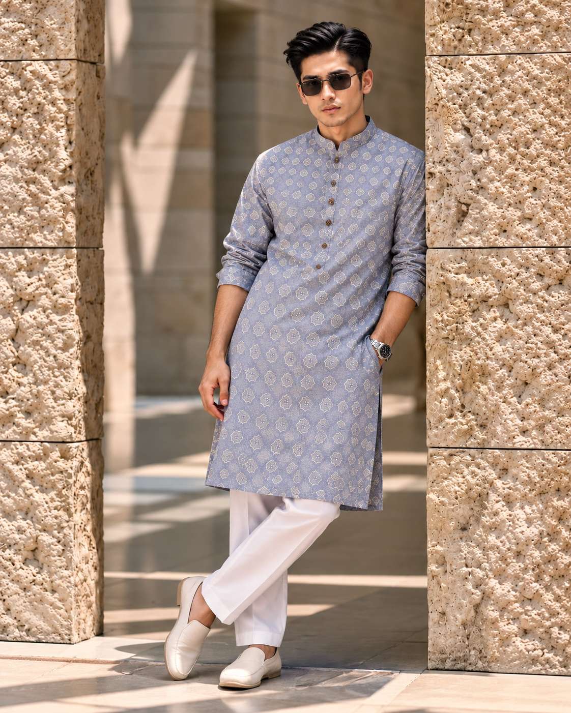 Printed Elegant Panjabi FP-2671