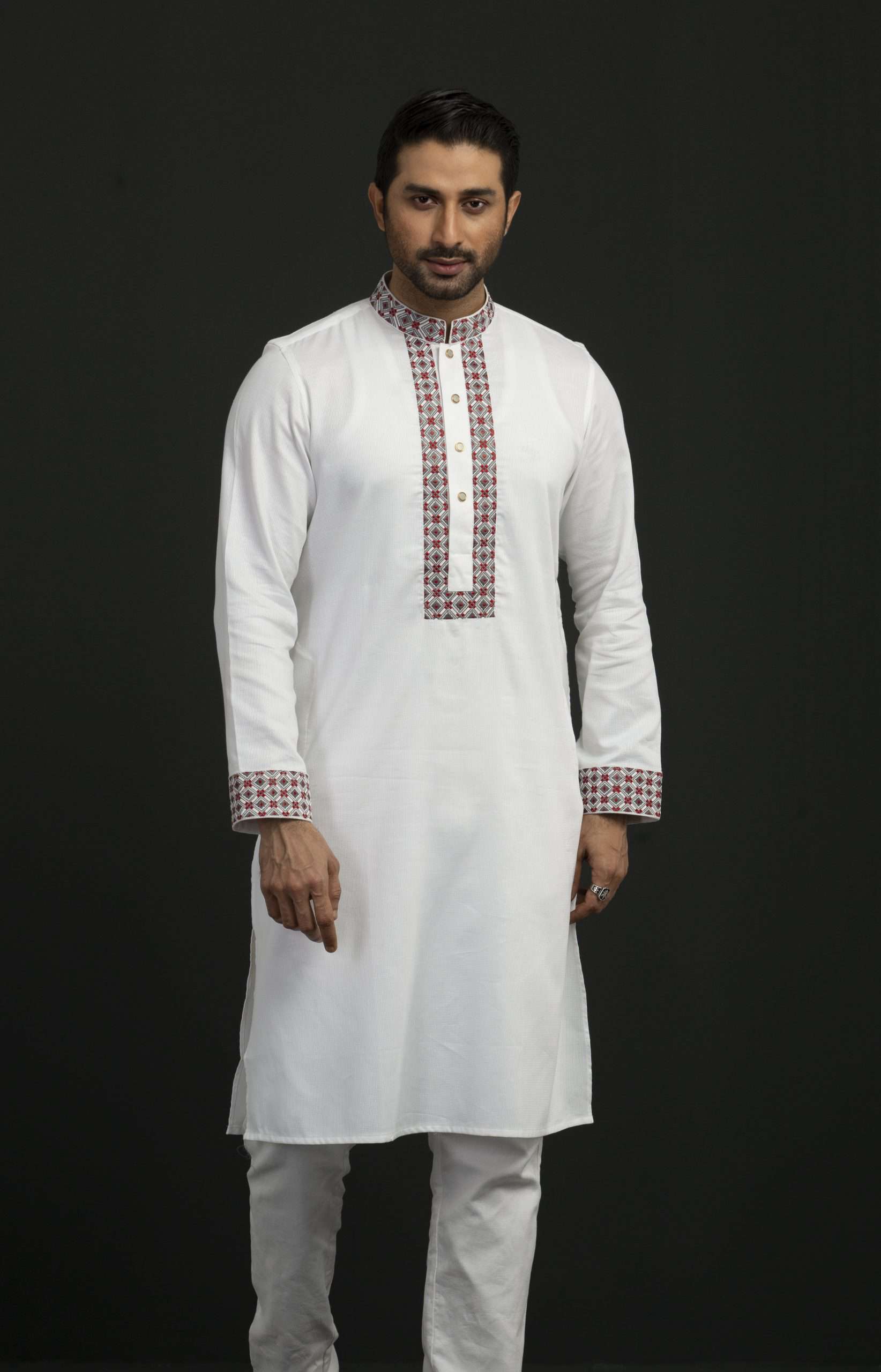 Autograph-Embroidery Luxury Panjabi (SG-118 A)